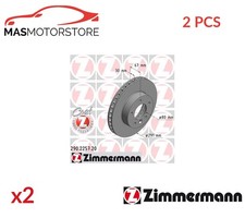 BREMSSCHEIBEN SATZ PAAR VORNE ZIMMERMANN 290225720 2PCS P FÜR JAGUAR XJ