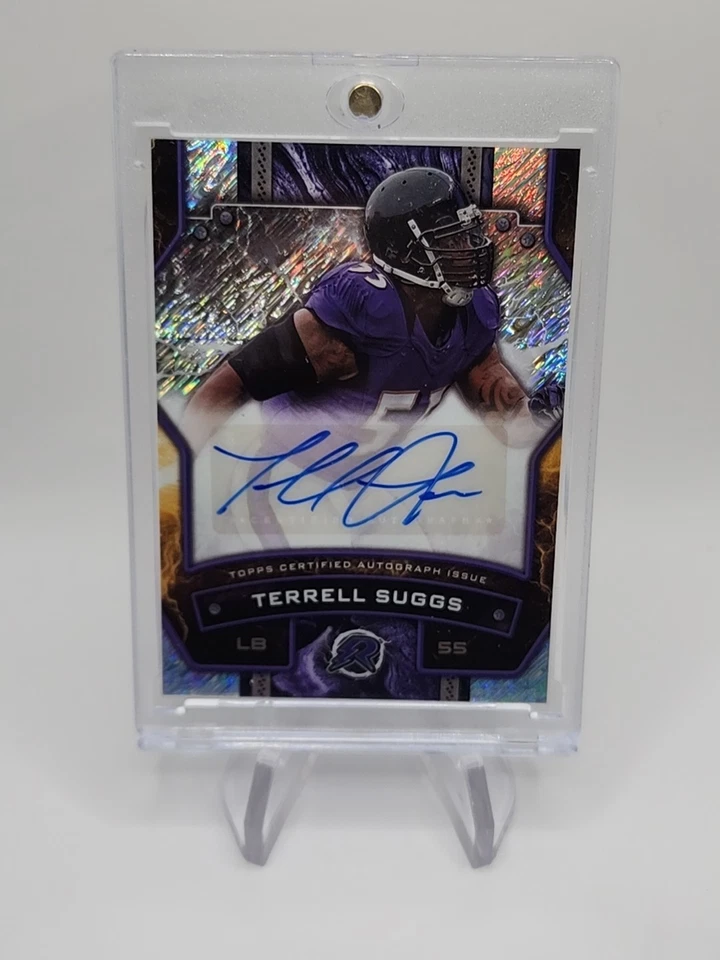 2024 Topps Resurgence Signatures Terrell Suggs Silver Shimmer RS-TS 🔥 SSP Foto 2 de 4