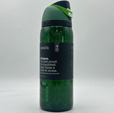 GREEN Owala 32oz FreeSip Water Bottle   Wicke...