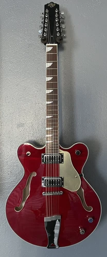 Eastwood Gutars Classic 12 Electric Guitar Cherry flame maple top Not Gibson Fen