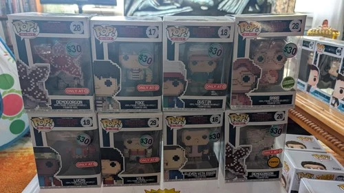 FUNKO POP LOT, STRANGER THINGS TV SHOW SET OF 8