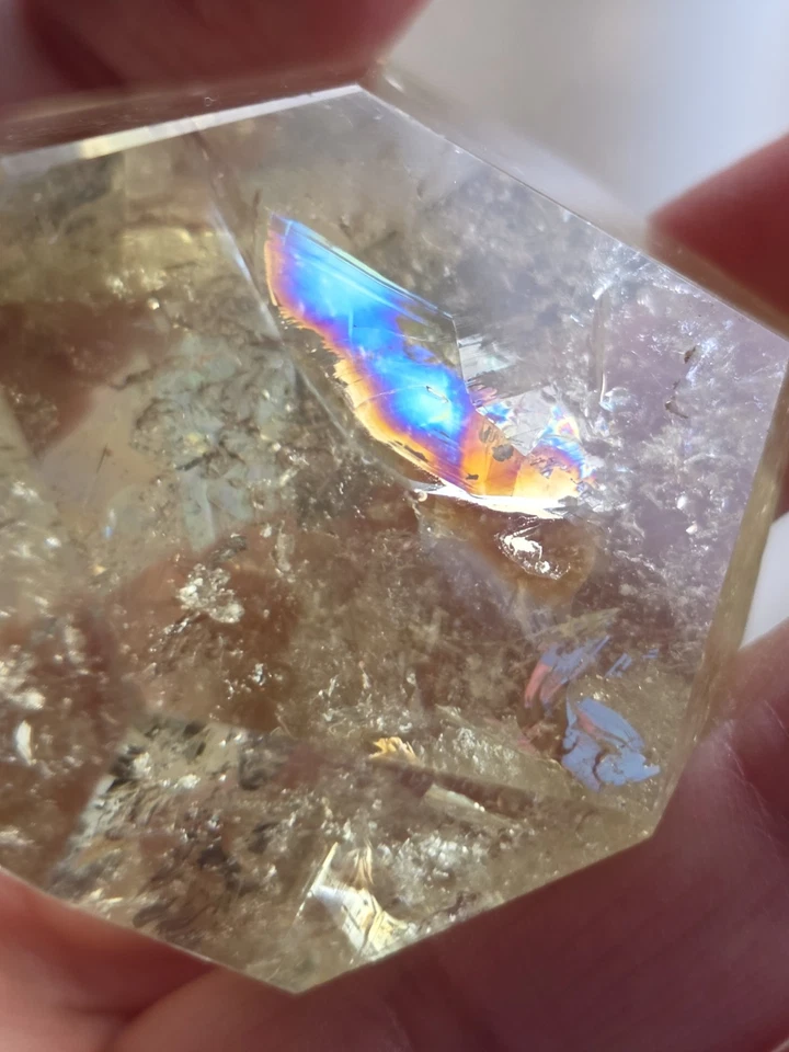 Rainbow Filled Citrine Crystal Freeform Natural Gemstone Beautiful Display Piece - Image 3 of 4