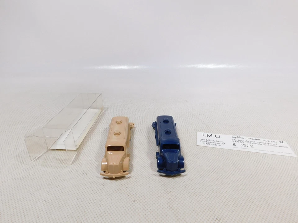 IMU Replica 1:87 H0 2X Sprengwagen MB 5000 20002 20004 Lufthansa SG #EI144-0,5 - Immagine 4 di 4