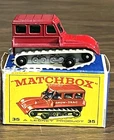 Vintage Lesney Matchbox #35 Snow Trac W/ Original Box