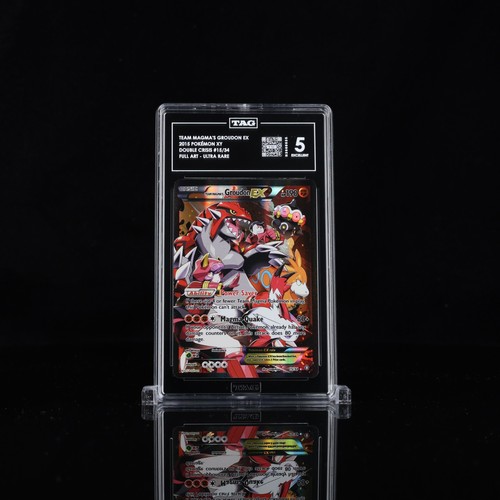 Team Magma's Groudon-EX graded TAG 5 for sale on eBay
