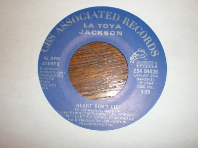 La Toya Jackson 45 Heart Don't Lie CBS ASSOCIATED 