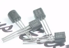 4pcs - 2SC1844 NPN 0.5W 60V 0.1A Transistor "Genuine"