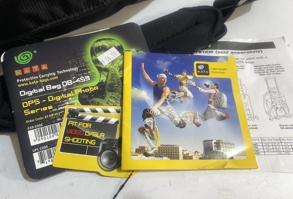 Kata DB 453 Digital Case D/SLR Insert Padded Black Camera Shoulder Bag $84.99 - Image 2 of 4