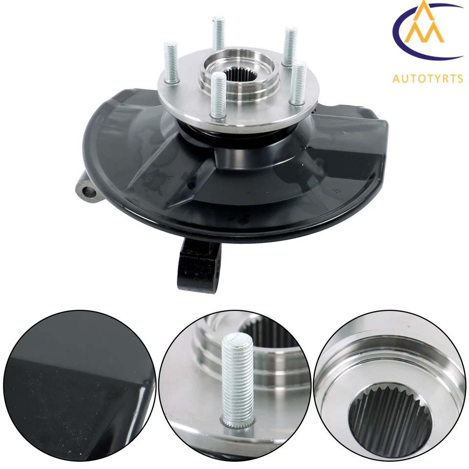 Conjunto de cojinete de nudillo de dirección y cubo de rueda para Mitsubishi Outlander 2007-2018 Foto 2 de 4