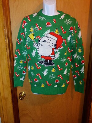 Peanuts Snoopy Men's Ugly Christmas Sweater Small NWT