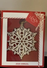 Lenox 2020 Snow Fantasies Snowflake Ornament - New in Box