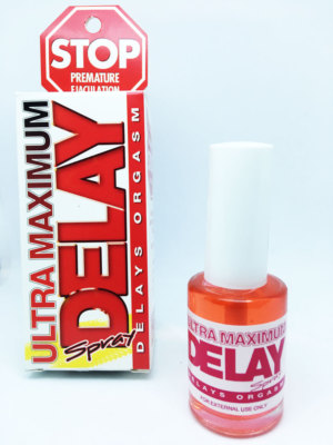 STOP Ultra Maximum Delay Spray for Men 1.5oz - Prolongs and Delays Orgasm