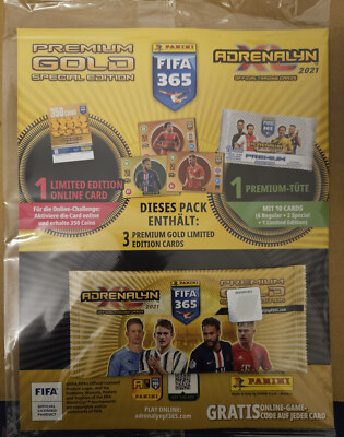 2021 Panini Adrenalyn XL FIFA 365 Premium Gold Pack