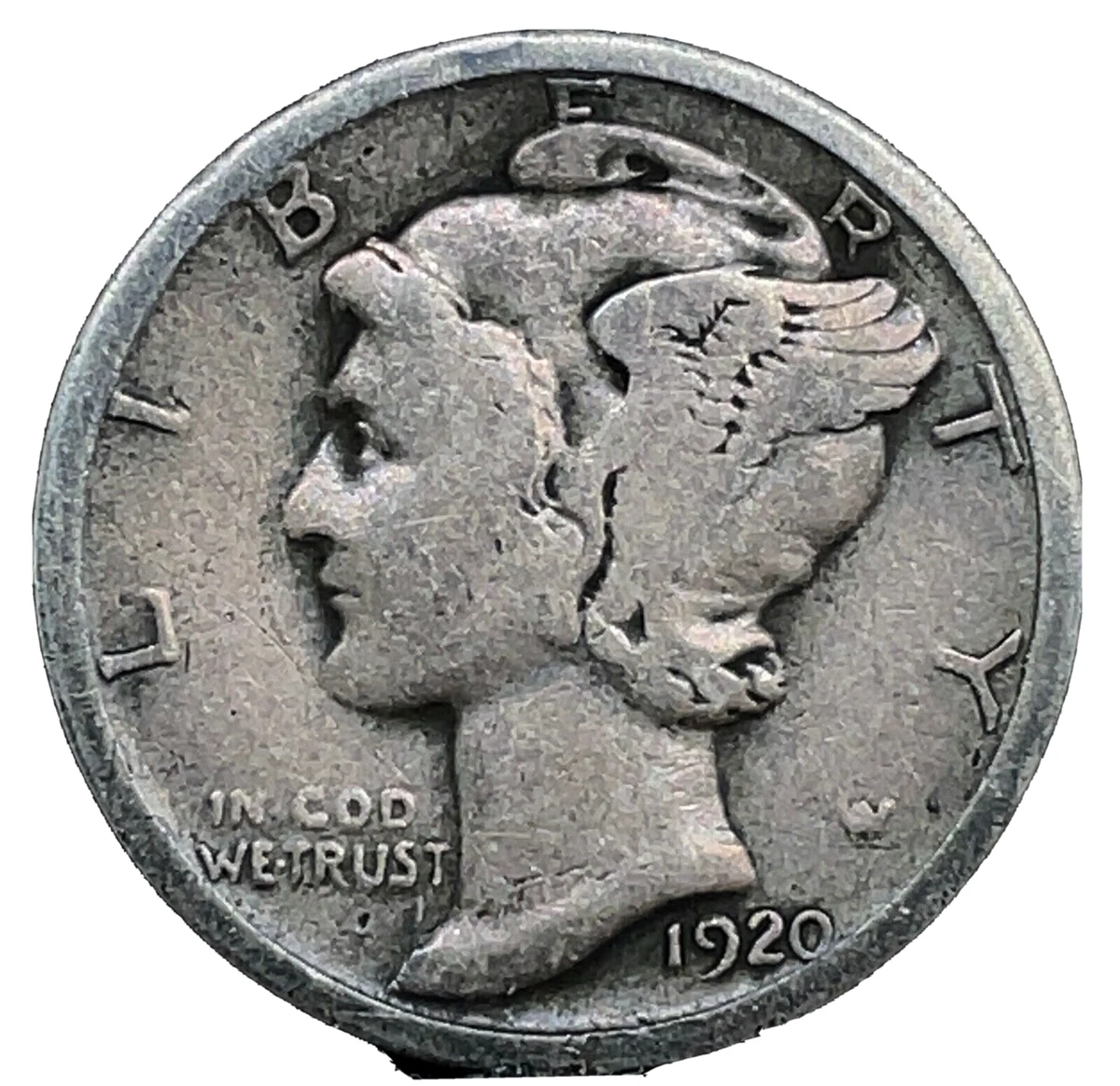 曾流通1920 年墨丘利一角硬币(1916-1945) | eBay