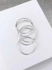 stacking Ring 925 Sterling Silver Band Statement Ring Handmade Ring All Size