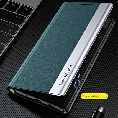For Samsung Galaxy S24 FE S23 S22 Ultra A53 A55 Magnetic Leather Flip Case Cover