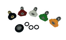Pressure Washer Quick Connect Tip Nozzle Spray Kit Size 7 GPM W/ Filter  Orings