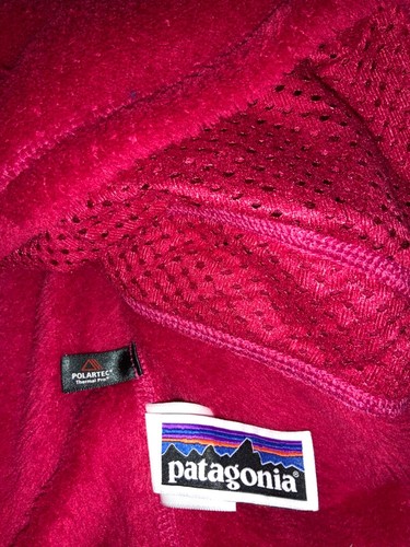 Girls Patagonia Fuchsia Pink Synchilla Snap-T Long Sleeve Pullover Fleece 14 - Picture 6 of 6