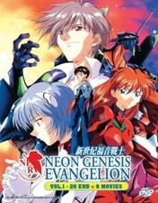 DVD Neon Genesis Evangelion Vol.1-26END 6 Movies English Dub All Region FREESHIP