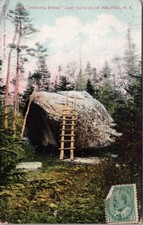 Halifax NS Nova Scotia The Rocking Stone Postcard E33