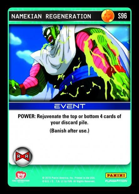 DBZ Dragon Ball Z TCG Card Panini Evolution S96 Namekian