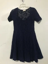 Pins & Needles Size M Blue Lace Women Dress Stylish