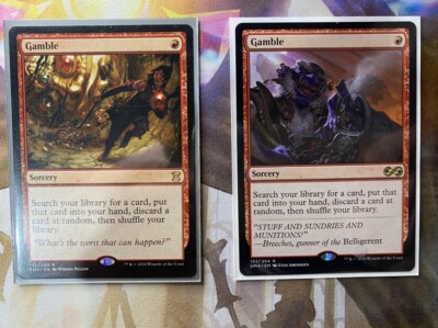 Mtg Gamble Rare Ulimate Masters LOT X2 Copies Near Mint Never Played (read) 