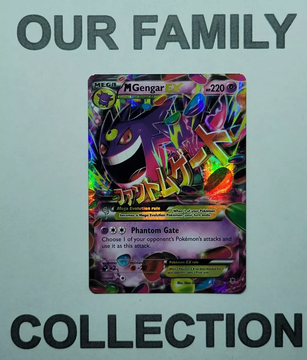 Pokémon cards mega Gengar EX Japanese Mint Phantom Forces