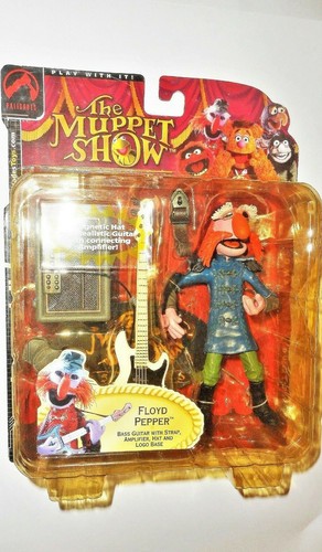 the MUPPETS muppet show Palasades 6 inch FLOYD PEPPER 2002 Electric Mayhem moc - Picture 2 of 2