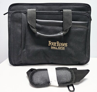 Four Roses Small Batch Bourbon Embroidered Laptop Bag with Shoulder Strap