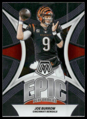 2024 Panini Mosaic #EP-JB Joe Burrow Epic Performers Cincinnati Bengals