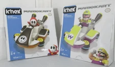 Knex Mario Kart Shy Guy and Wario Nintendo Lot of 2 New Sealed