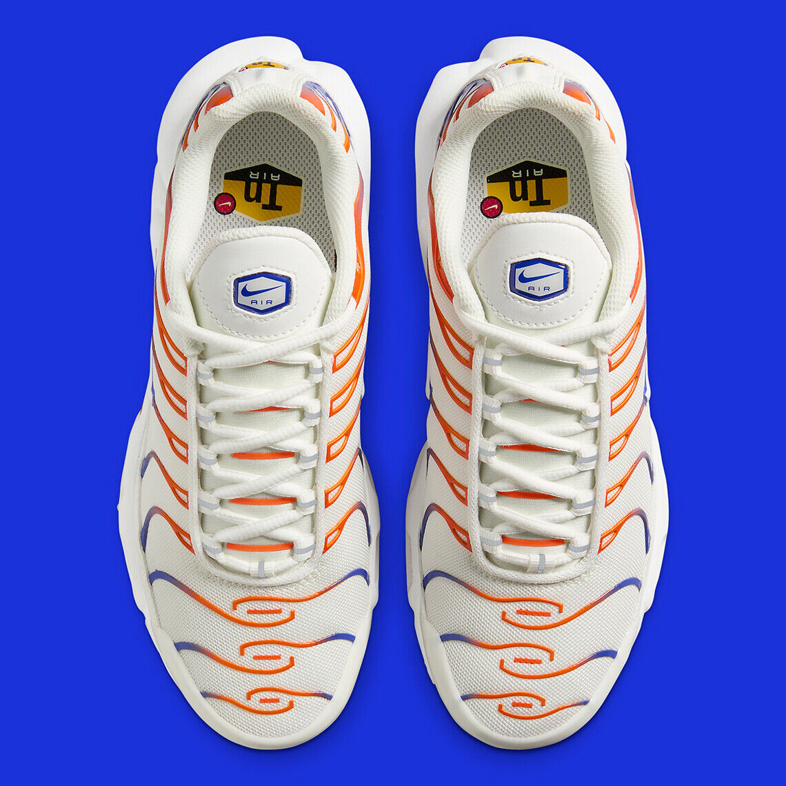 Women's Nike Air Max Plus TN Tuned Knicks Summit White Racer Women's Nike Air Max Plus TN Tuned Knicks Summit White Racer