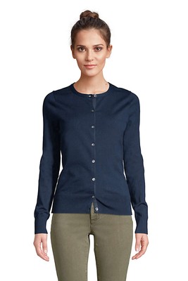 Lands' End Supima Cotton Cardigan 
