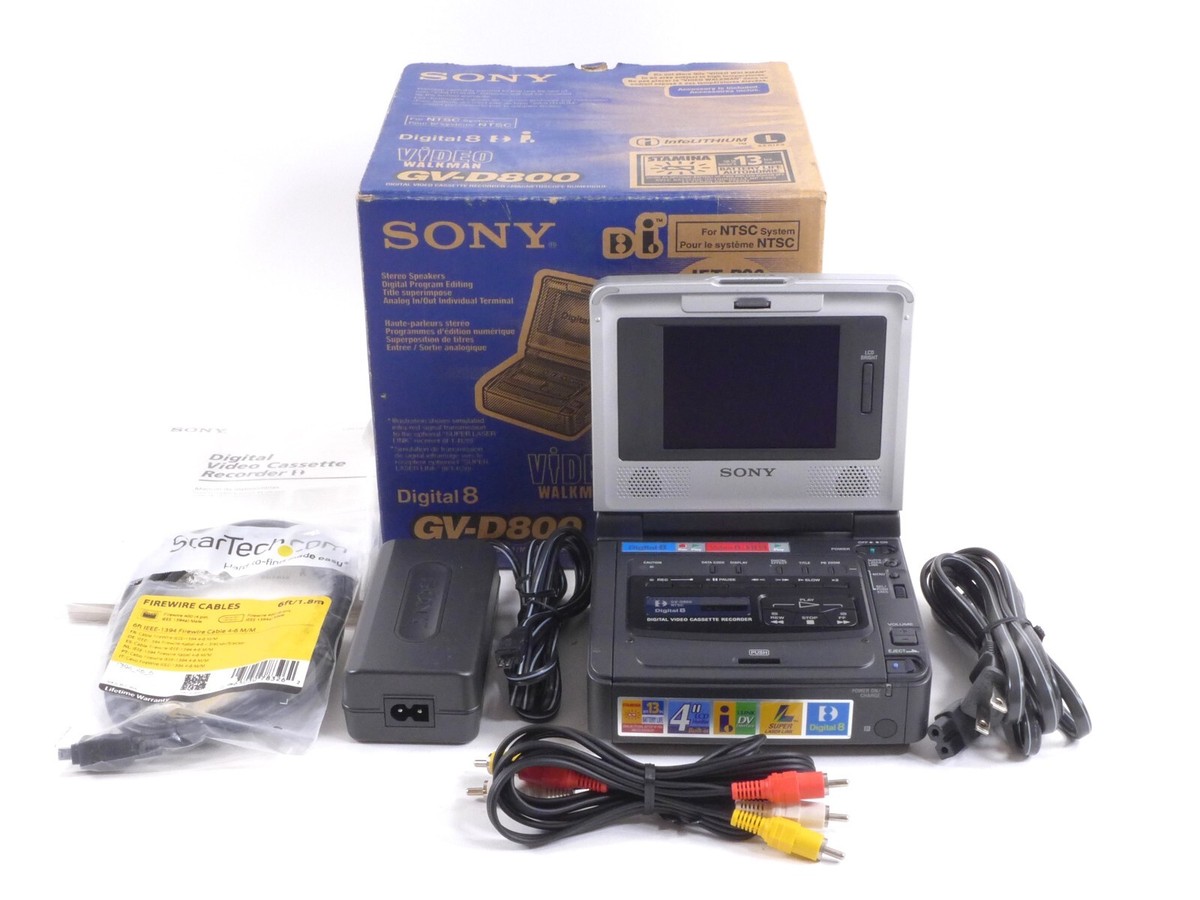 Sony GVD-800 Digital 8 Video Walkman VCR for sale online | eBay