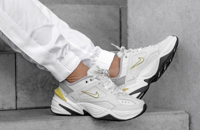 nike m2k tekno white grey