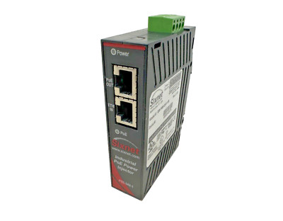 Red Lion Controls Sixnet EB-PSE-24V-1B Industrial PoE Power Injector