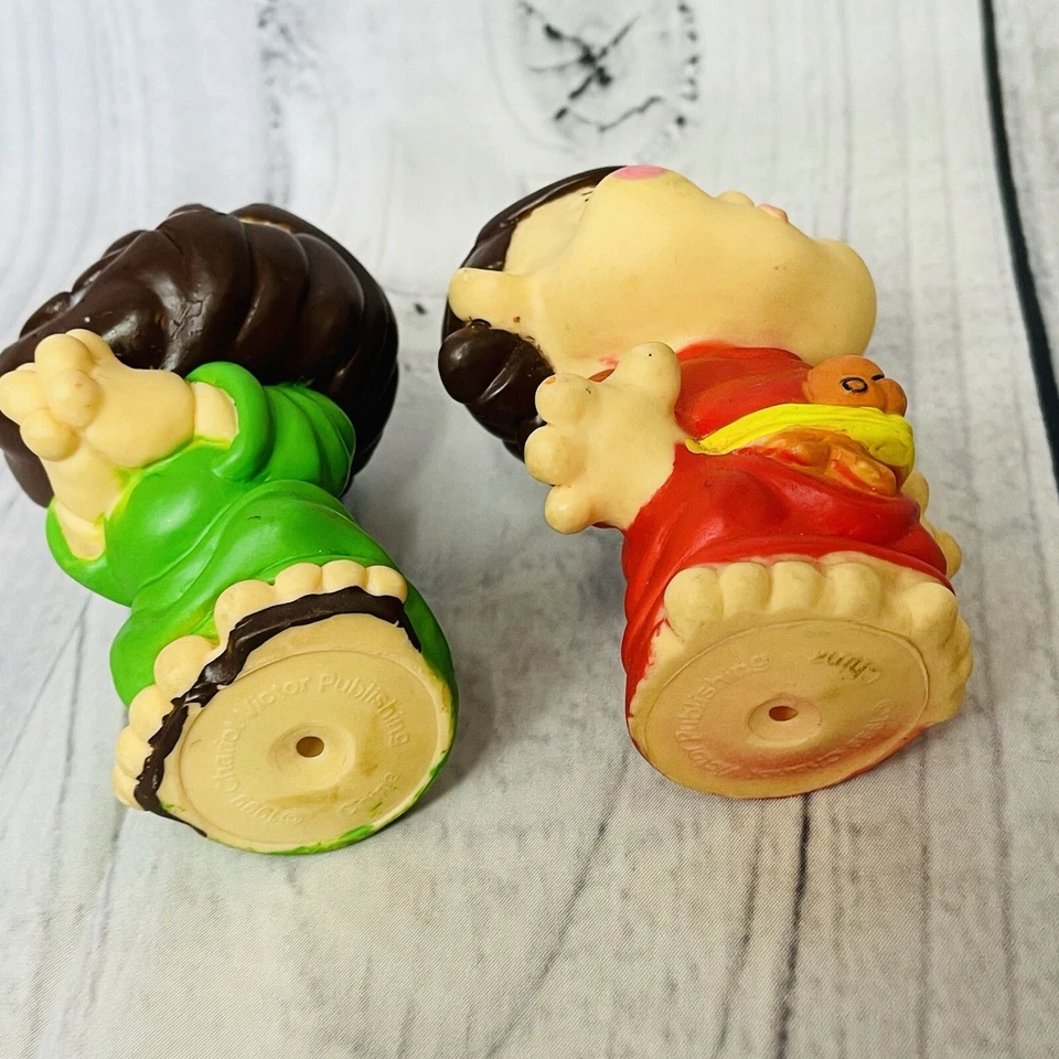 Juguetes chirriantes de goma de colección 1999 Chariot Victor Publishing JONAH And the Big FISH Foto 4 de 4