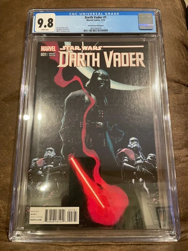 CGC 9.8 DARTH VADER #1 1ST APPEARANCE BLACK KRRSANTAN 1:25 PORTACIO VARIANT 2015