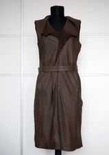 Elie Tahari Brown 100% Leather Dress, Size:UK 10, US 6