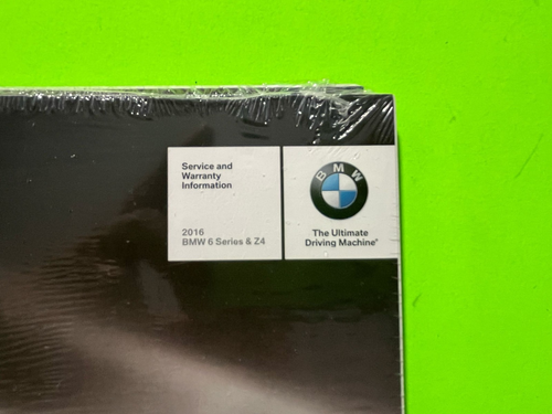 2016 BMW 6 SERIES COUPE Factory Owners Manual Set w/ NAV & Case *OEM* - Picture 7 of 8