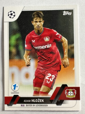 2022-23 Topps UEFA UCL 1st Edition Bayer 04 Leverkusen Adam Hlozek