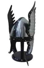 Medieval Knight Viking Helmet Armor Winged Norman Helmet