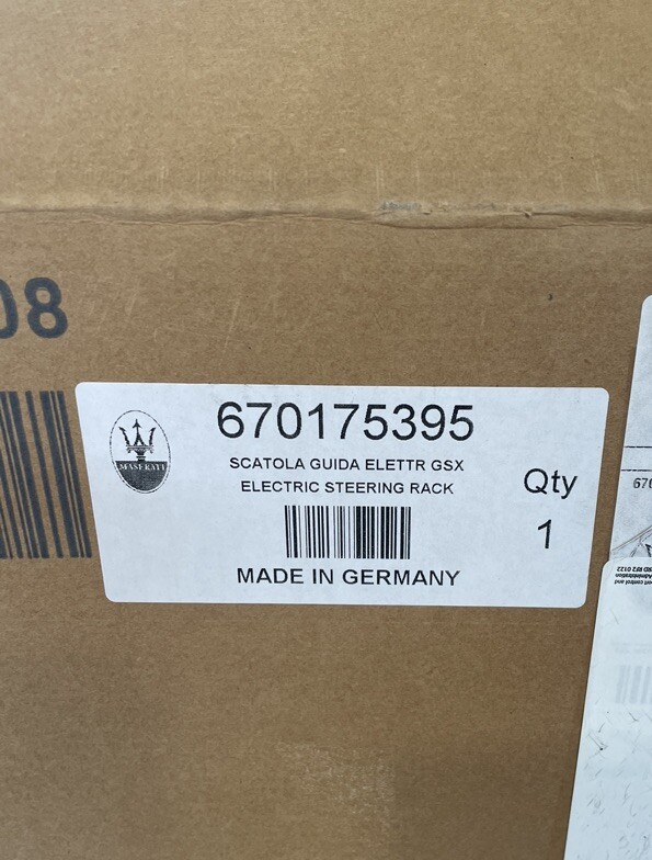 2022 Maserati Ghibli Rack And Pinion