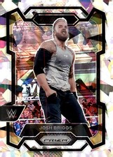 2024 Panini Prizm WWE Cracked Ice Prizm #166 Josh Briggs