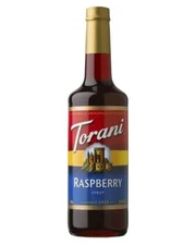 Torani Raspberry Syrup (2 Pack) (750 mL) Glass Bottle