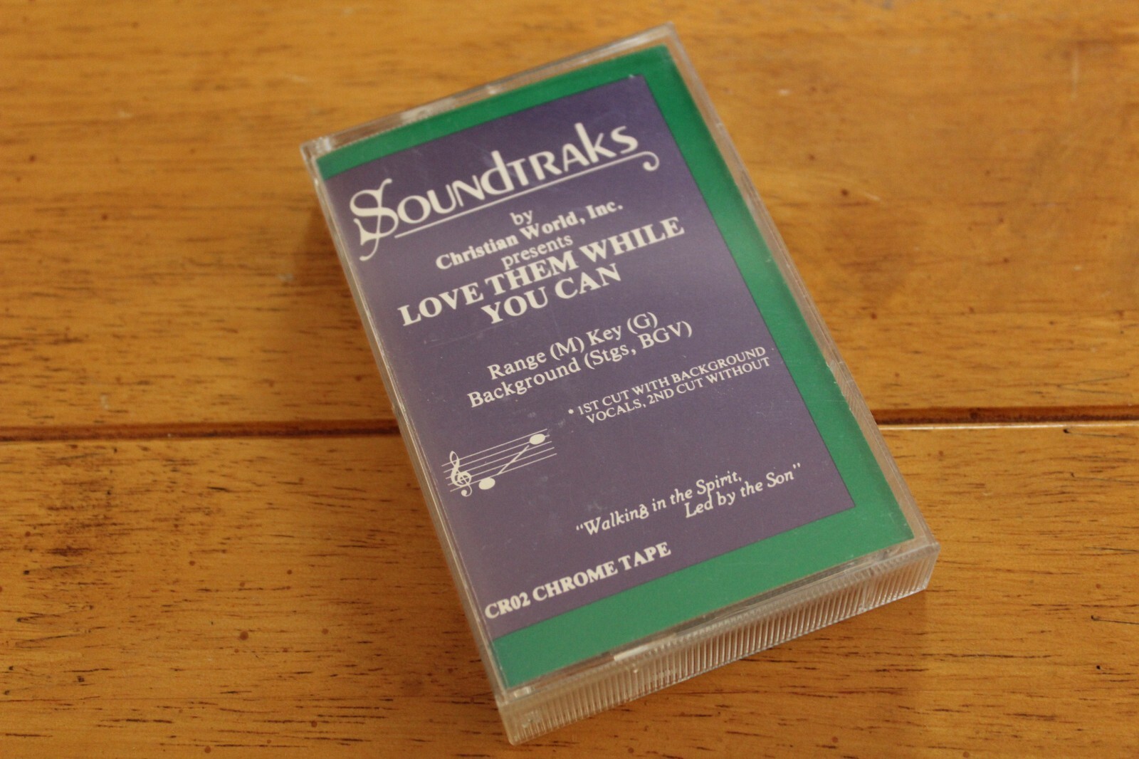 LOVE THEM WHILE YOU CAN PERFORMANCE TRACK ACCOMPANIMENT CASSETTE W/ LYRICS