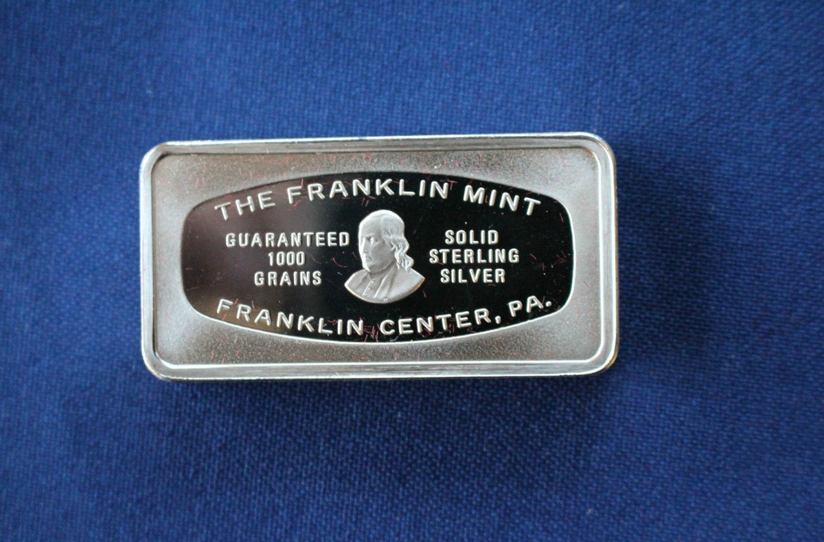 1975 Franklin Mint Christmas 1975 Proof Silver Ingot P0636 | eBay