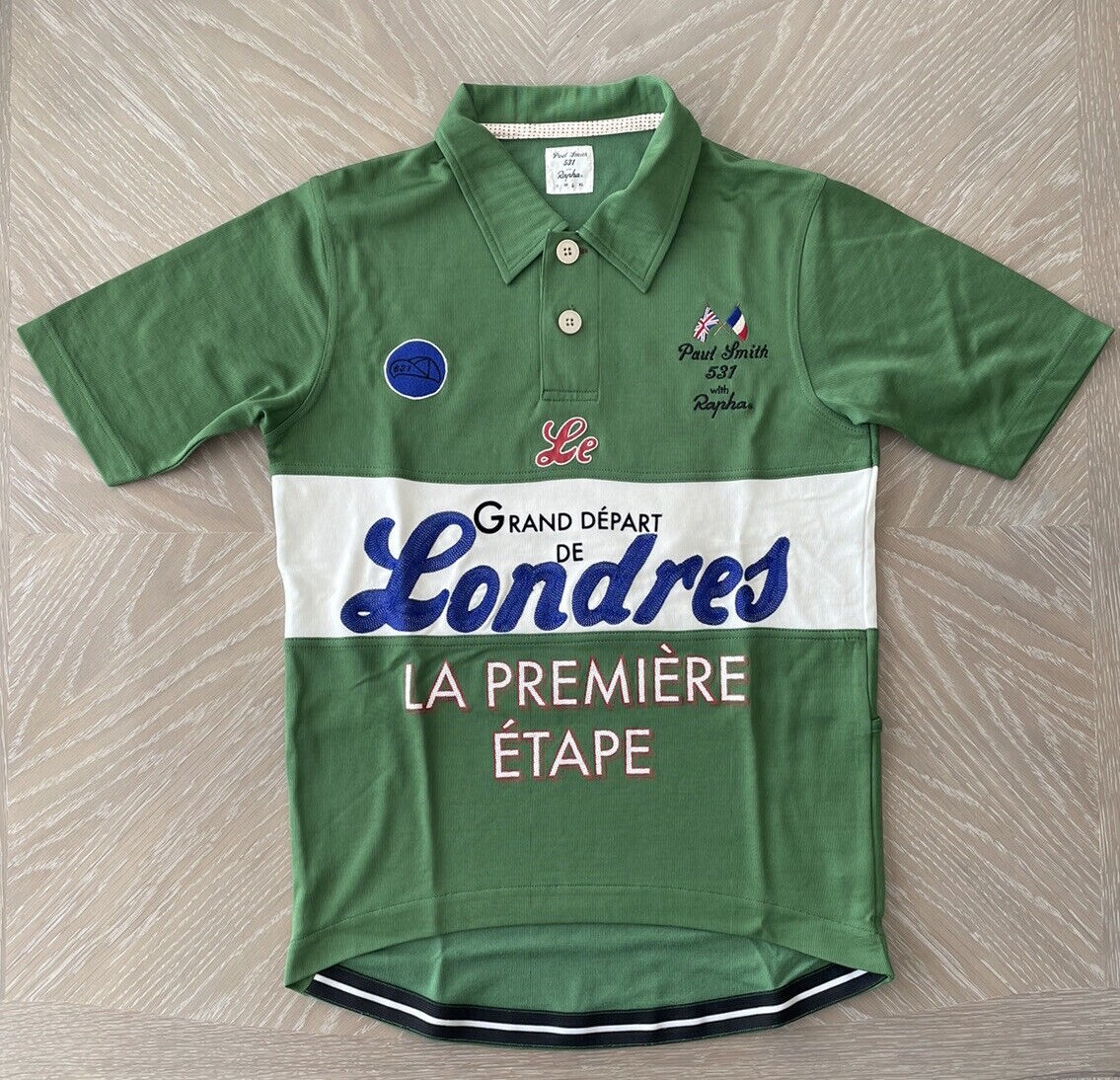 paul smith 531 with rapha grand depart cycling jersey
