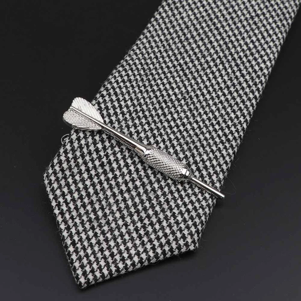 Copper Metal Tie Clip - Acrylic Beard Gun Bullet Stylish Men Fashion Accessory - Image 3 of 4